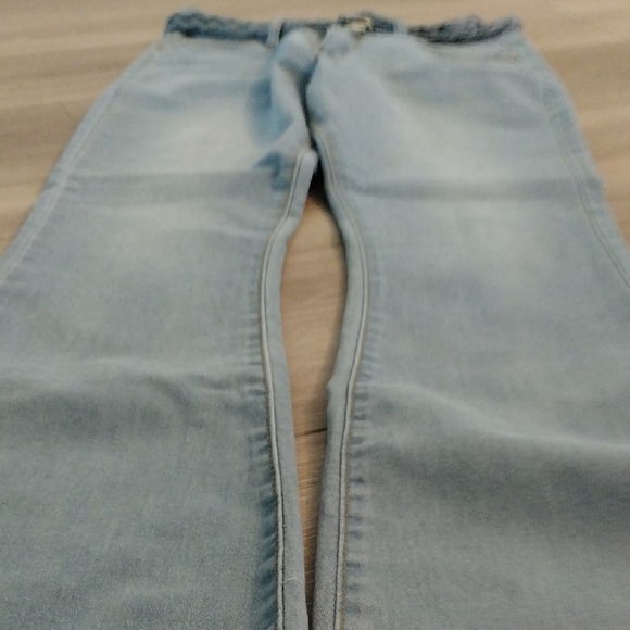 Women's Light Blue Flared Jeans - Picture 3 of 11